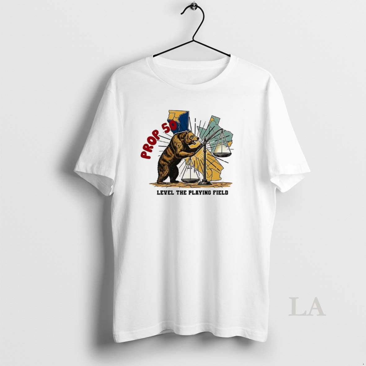 Original Prop 50 Democracy Level The Playing Field T-Shirts, Hoodie, Sweatshirt | InkNestWear.com