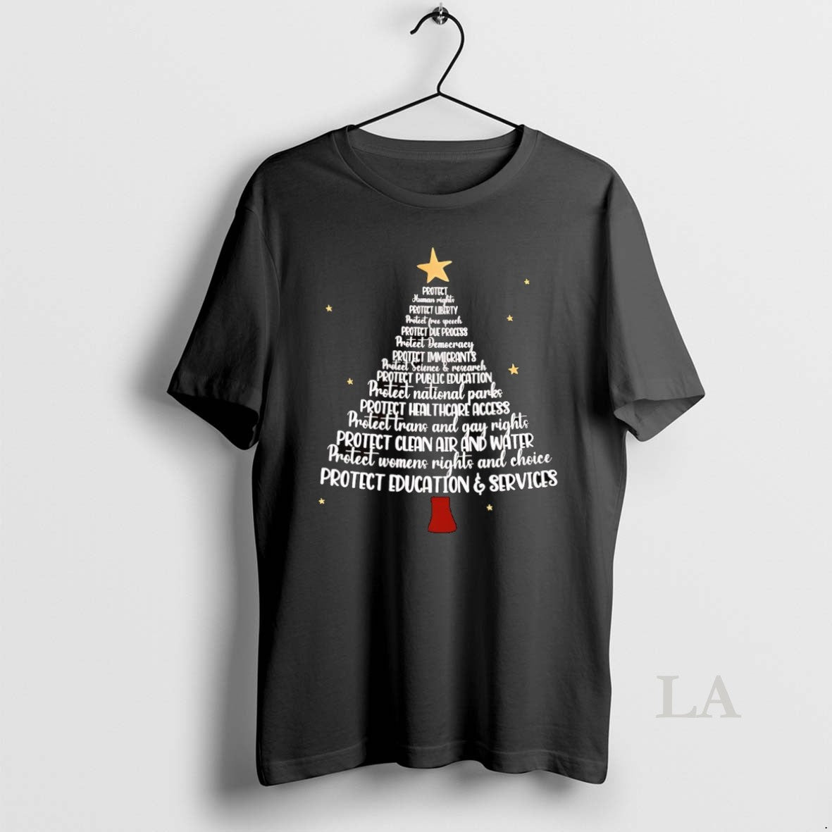 Original Protect Democracy Christmas Tree T-Shirts, Hoodie, Sweatshirt | InkNestWear.com