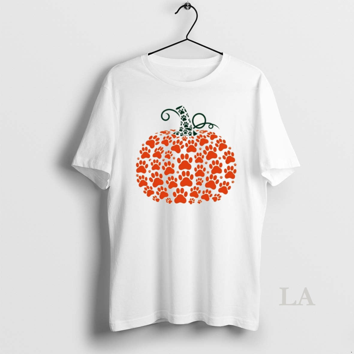 Original Pumpkin Dog Paw Fall Halloween T-Shirts, Hoodie, Sweatshirt | InkNestWear.com