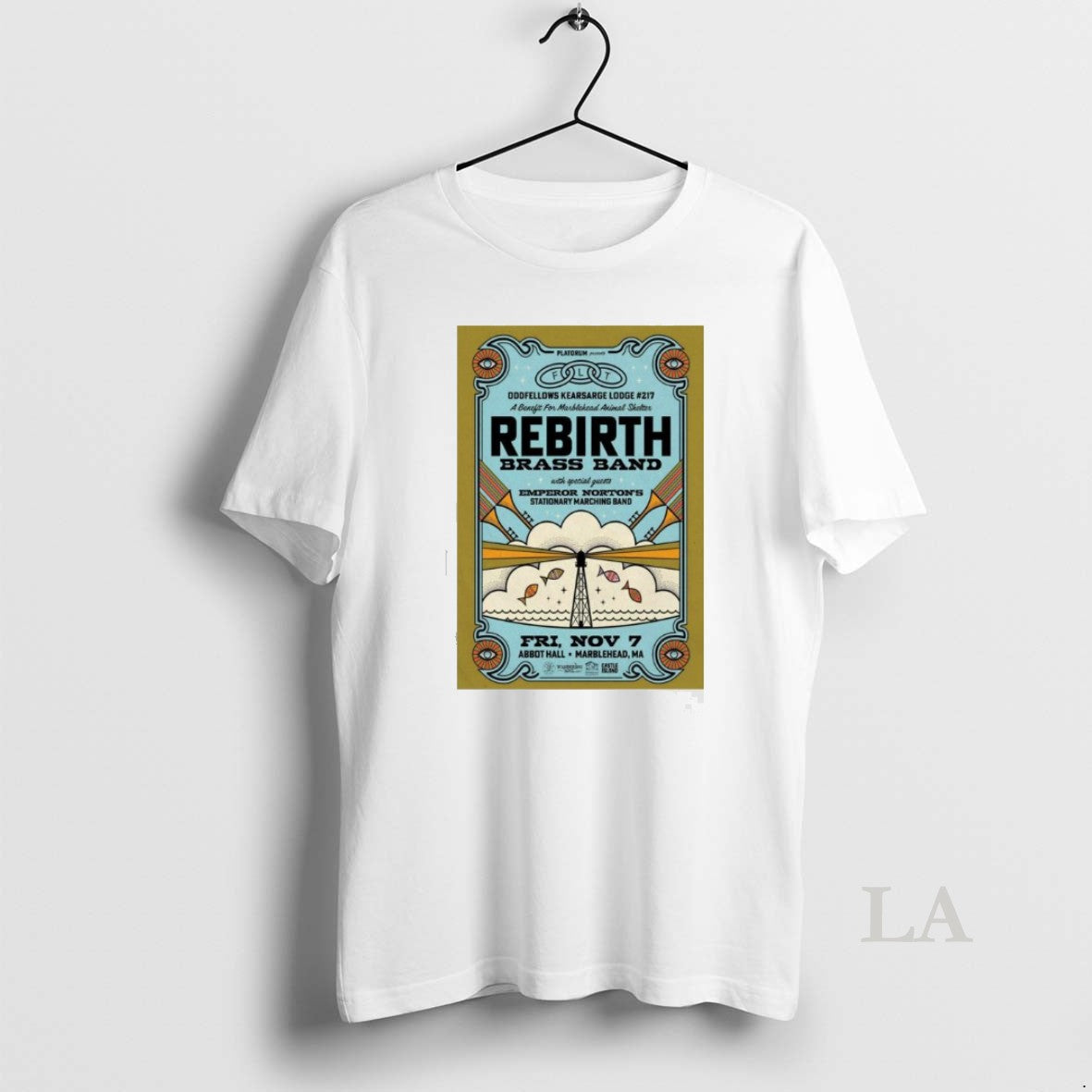 Original Rebirth Brass Band Abbot Hall In Marblehead Ma Nov 7 2025 T-Shirts, Hoodie, Sweatshirt | InkNestWear.com