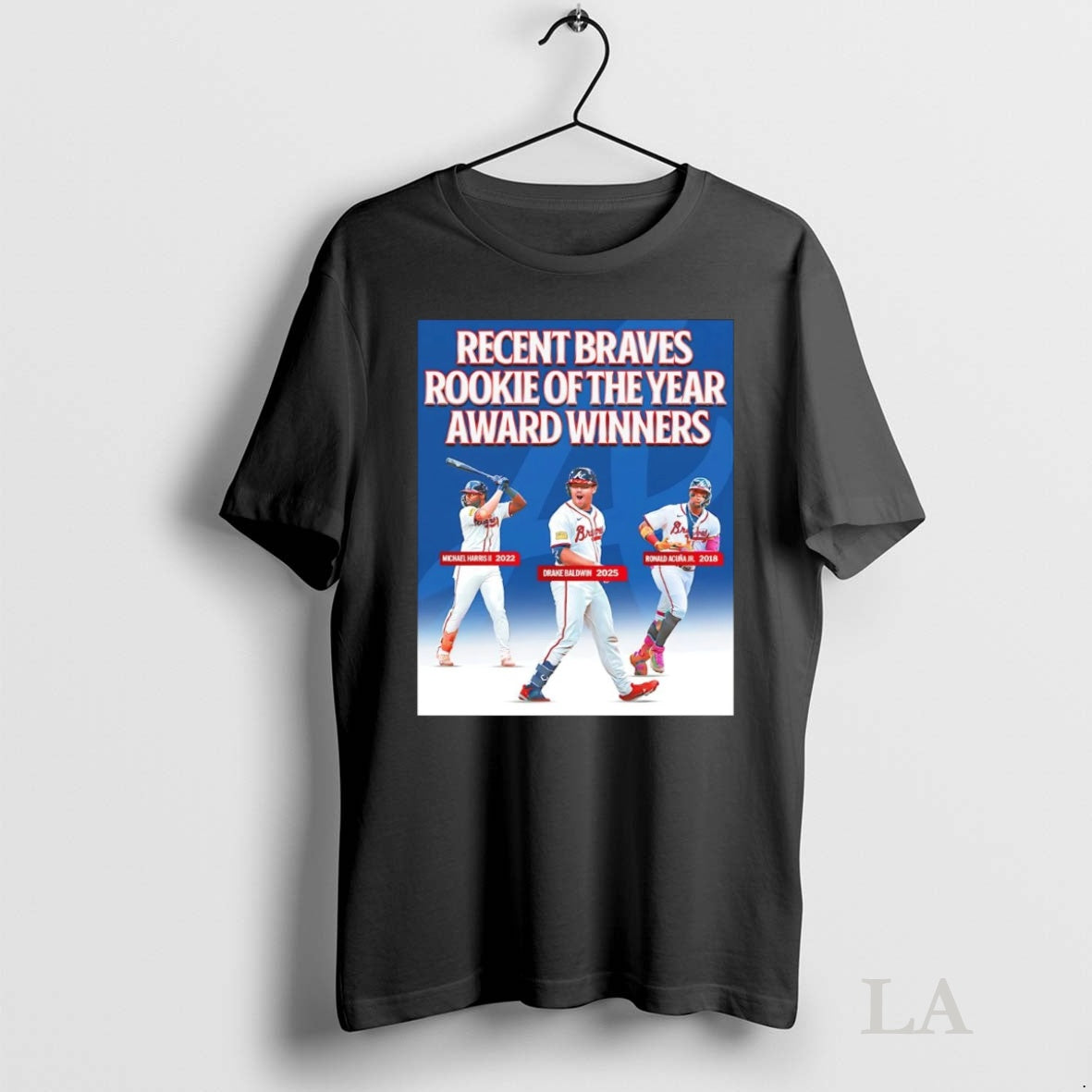 Original Recent Braves Rookie Of The Year Award Winners T-Shirts, Hoodie, Sweatshirt | InkNestWear.com