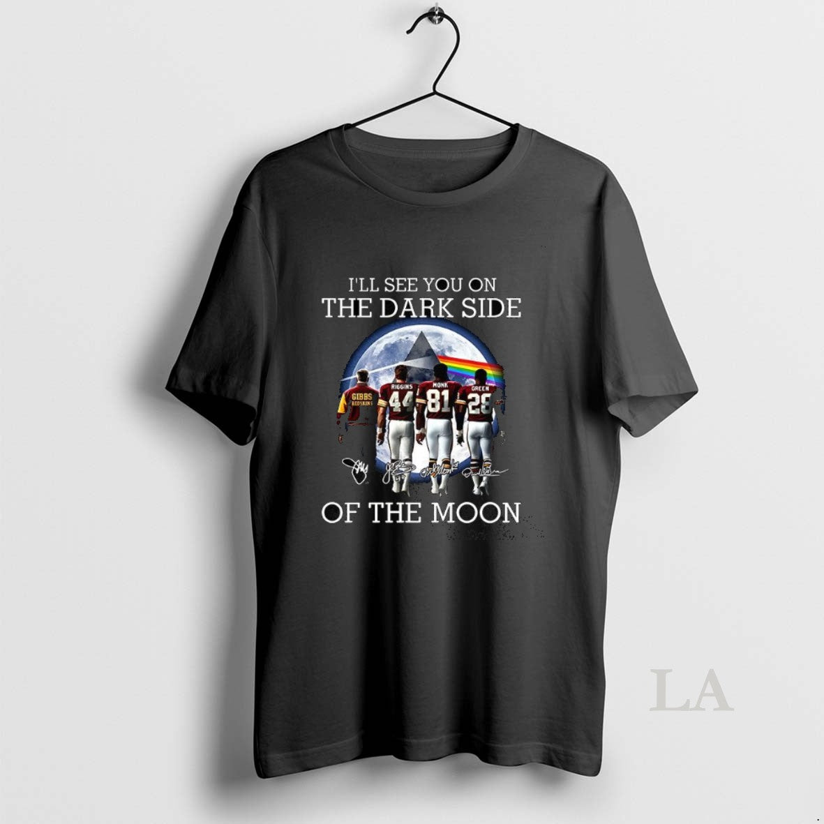 Original Redskins Ill See You On The Dark Side Of The Moon Signature T-Shirts, Hoodie, Sweatshirt | InkNestWear.com