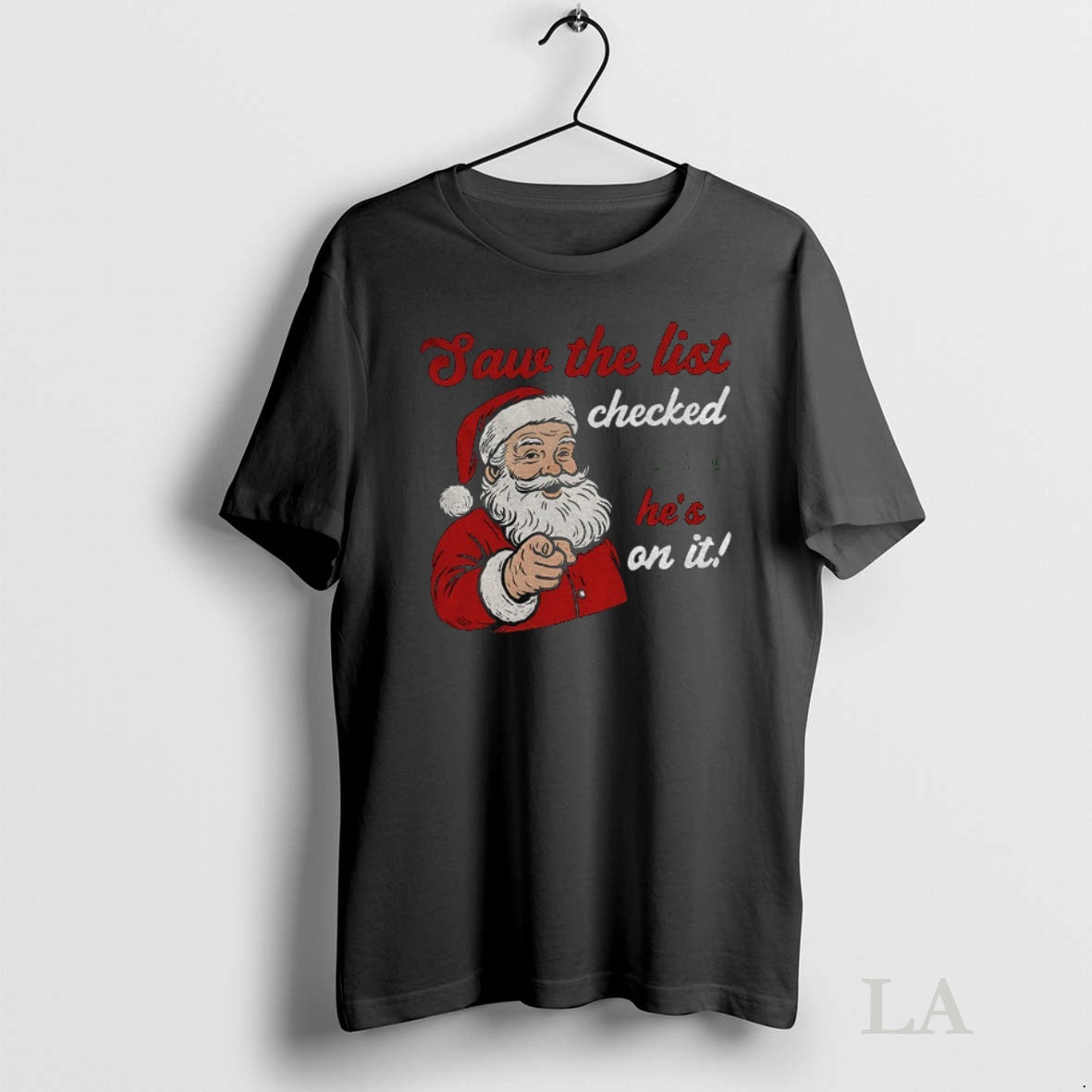 Original Release The Epstein Files Santa Saw The List Checked It Twice Hes On It T-Shirts, Hoodie, Sweatshirt