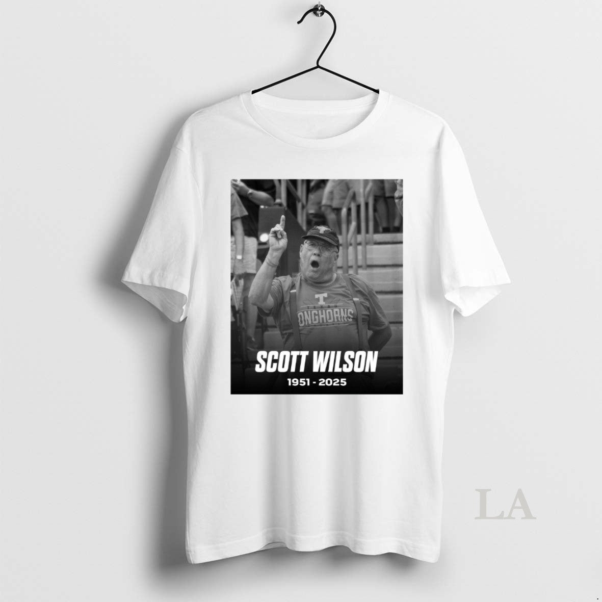 Original Rest In Peace Scott Wilson The Greatest Texas Fan Of All Time 1951 2025 T-Shirts, Hoodie, Sweatshirt