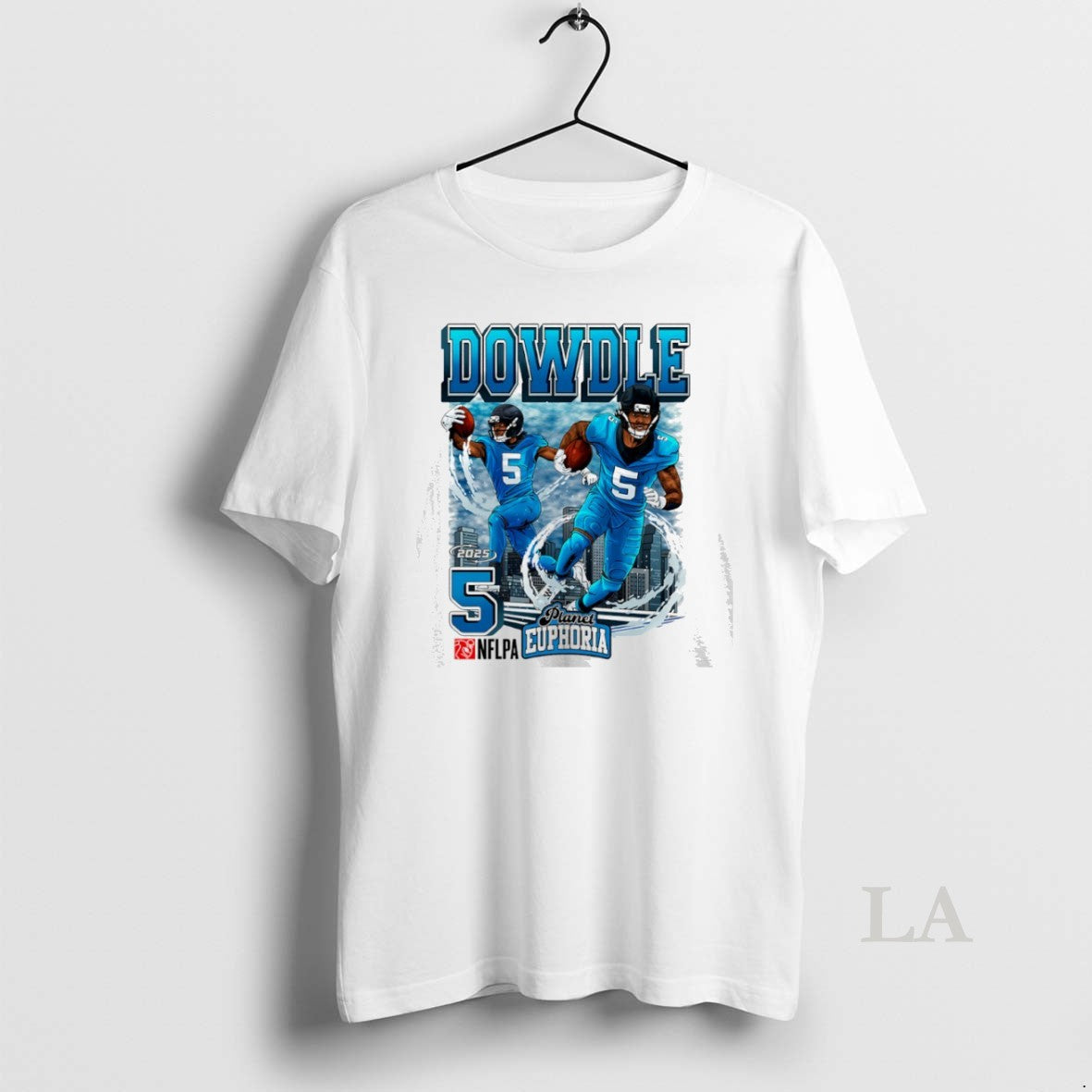 Original Rico Dowdle 5 Carolina Panthers Football Running Back Comic