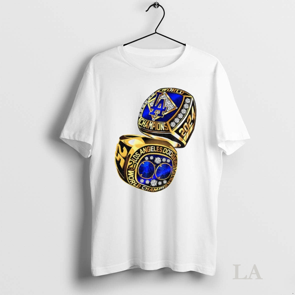 Original Rings Los Angeles Dodgers World Series Champions Back To Back 2024 2025 T-Shirts, Hoodie, Sweatshirt