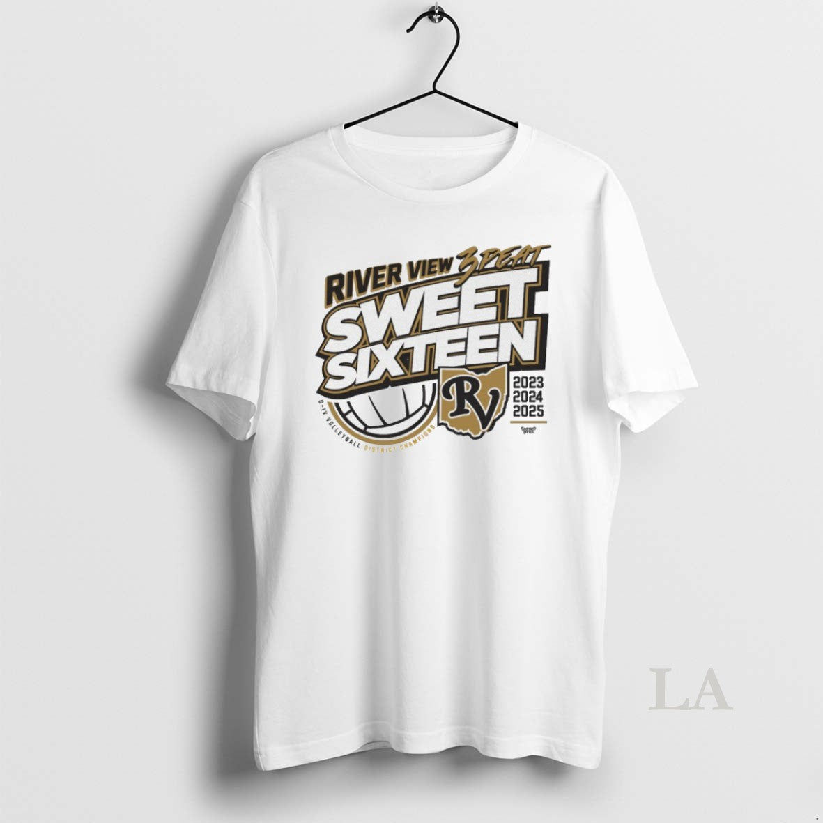 Original River View 3 Peat Sweet Sixteen Volleyball District Champions 2025 T-Shirts, Hoodie, Sweatshirt