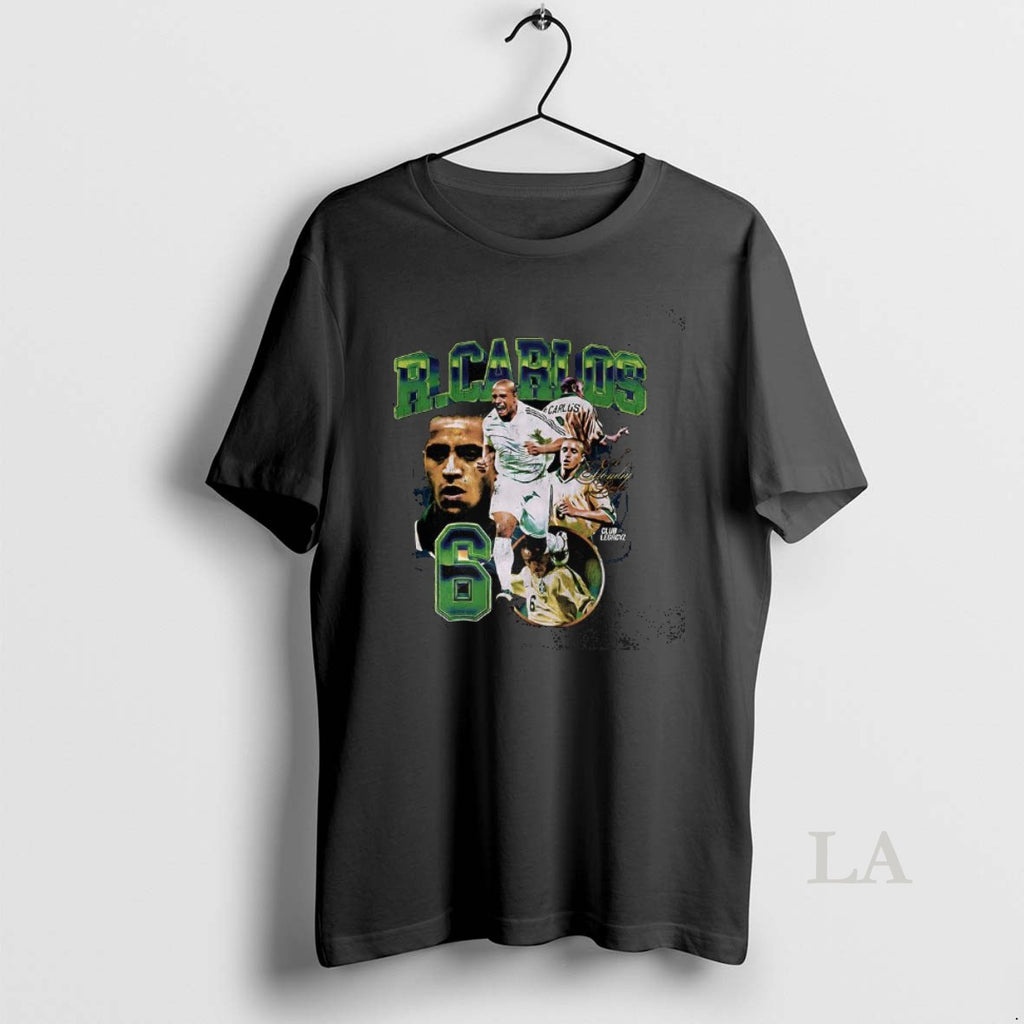 Original Roberto Carlos Number 6 Graphic Vintage T-Shirts, Hoodie, Sweatshirt | InkNestWear.com