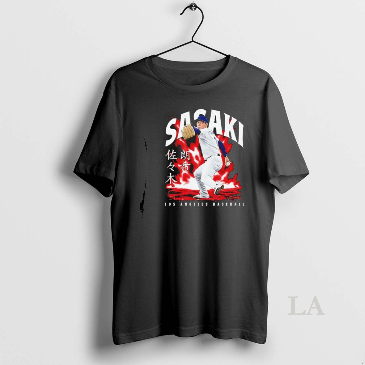 Original Roki Sasaki Los Angeles Dodgers Aura Signature Flame Vintage T-Shirts, Hoodie, Sweatshirt | InkNestWear.com