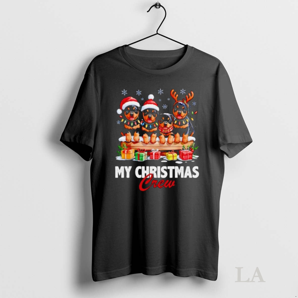 Original Rottweiler Christmas Crew Funny Dog Lovers Holiday T-Shirts, Hoodie, Sweatshirt | InkNestWear.com
