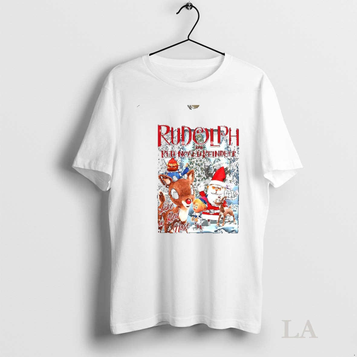 Original Rudolph The Red Nosed Reindeer Like A Red Nose Cartoon Christmas Retro T-Shirts, Hoodie, Sweatshirt