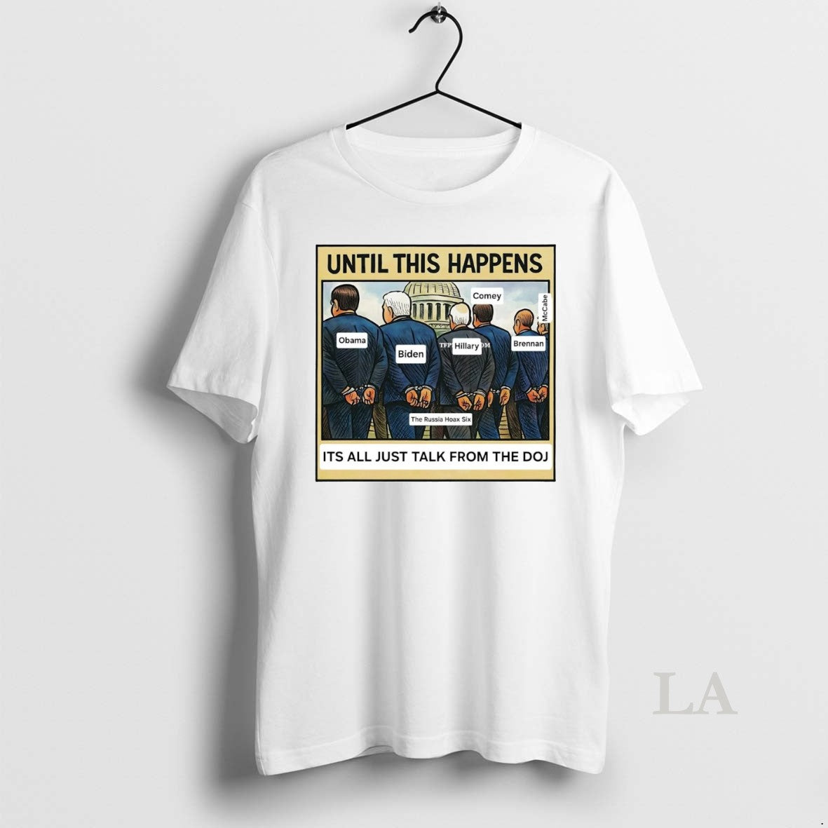 Original Russia Hoax Six Until This Happens Its All Just Talk From The Doj T-Shirts, Hoodie, Sweatshirt | InkNestWear.com