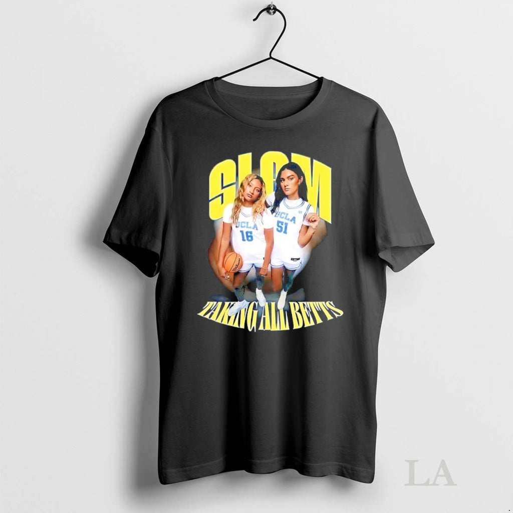 Original Slam Ucla Sisters Sienna And Lauren Betts Taking All Betts T-Shirts, Hoodie, Sweatshirt | InkNestWear.com