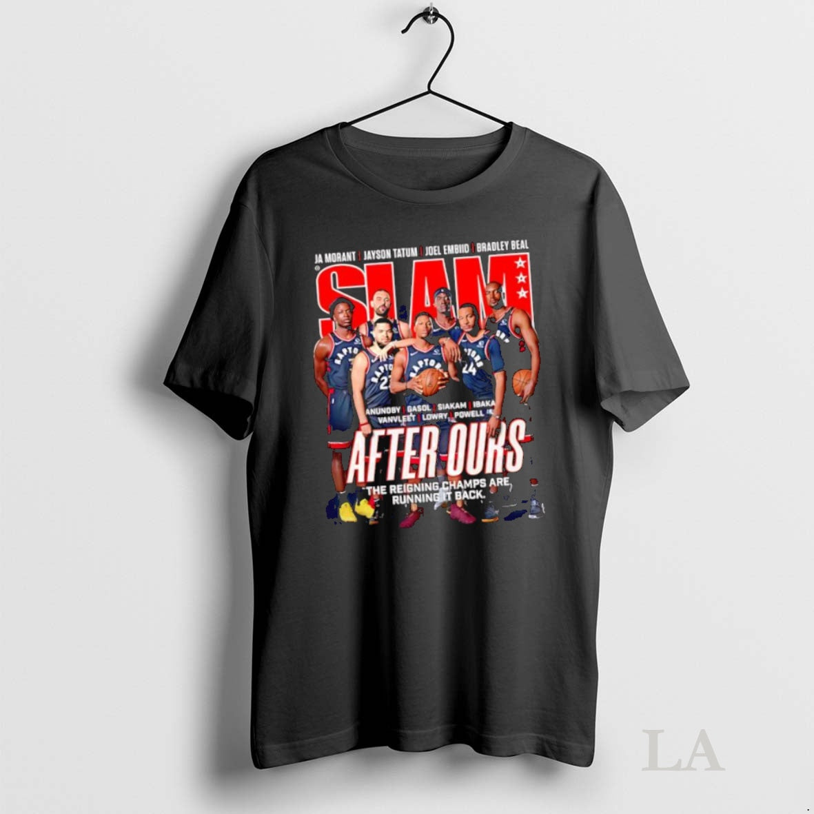 Original Slam Magazine After Ours Reigning Champs Are Running Back Names Nba Players T-Shirts, Hoodie, Sweatshirt