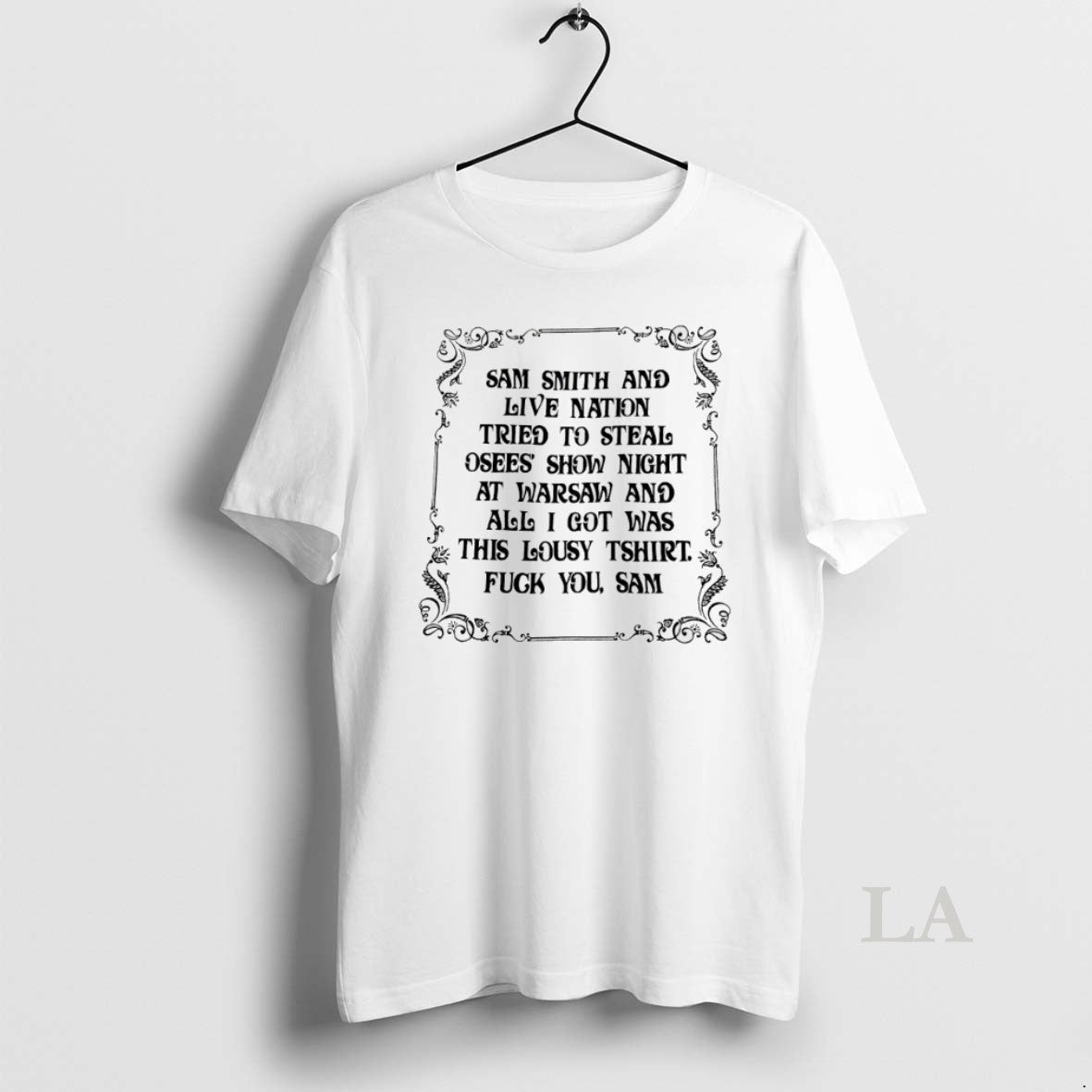 Original Sam Smith And Live Nation Tried To Steal At Warsaw T-Shirts, Hoodie, Sweatshirt | InkNestWear.com
