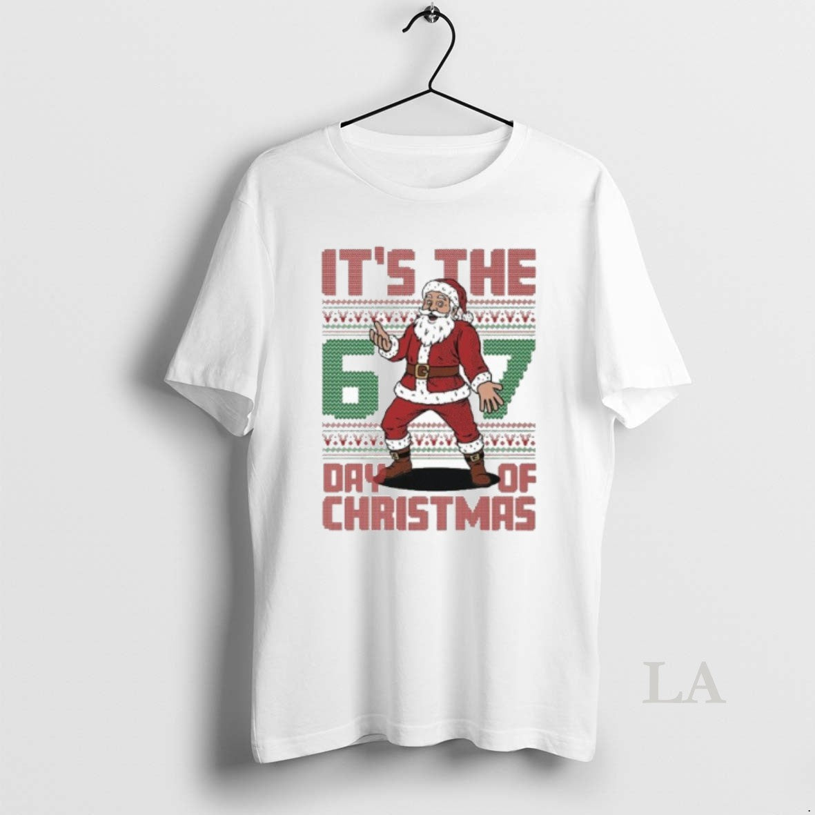 Original Santa Claus 6 7 Day Of Christmas Ugly T-Shirts, Hoodie, Sweatshirt | InkNestWear.com
