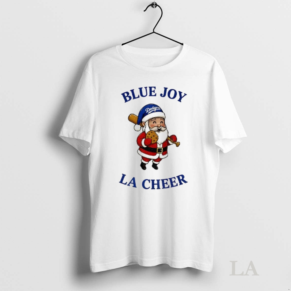 Original Santa Claus Los Angeles Dodgers Blue Joy La Cheer Baseball Mlb T-Shirts, Hoodie, Sweatshirt