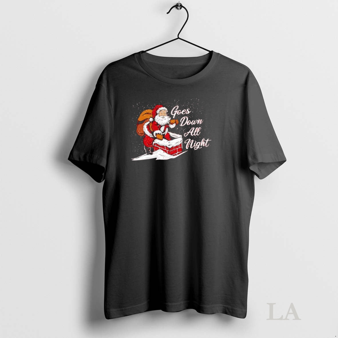 Original Santa Claus Merry Chrismas Goes Down All Night T-Shirts, Hoodie, Sweatshirt | InkNestWear.com