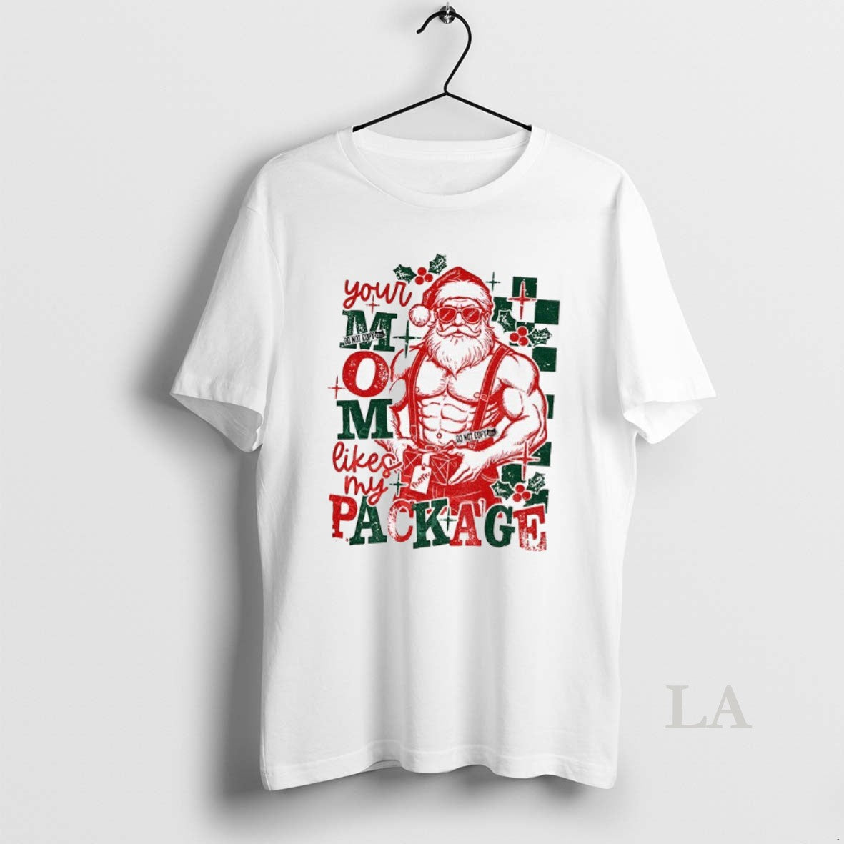 Original Santa Claus Your Mom Likes My Package Funny Christmas T-Shirts, Hoodie, Sweatshirt | InkNestWear.com