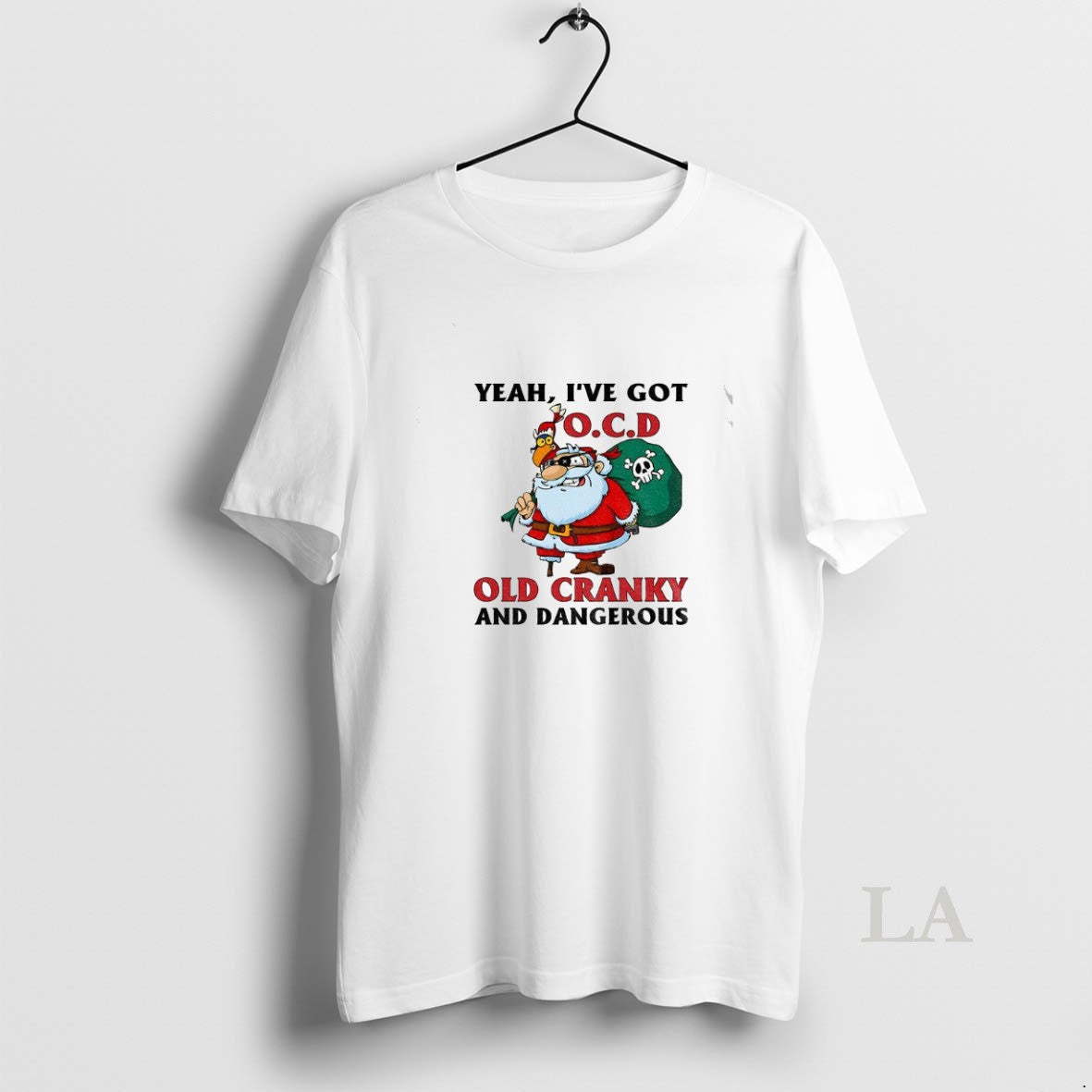 Original Santa Claus Yeah Ive Got Ocd Old Cranky And Dangerous Christmas T-Shirts, Hoodie, Sweatshirt | InkNestWear.com