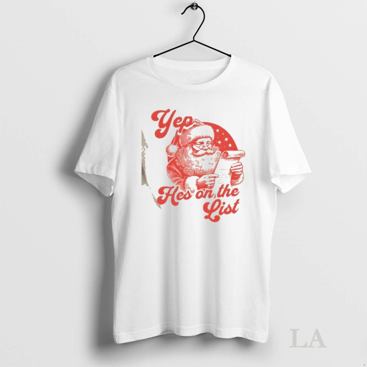 Original Santa Claus Yep Hes On The List Christmas T-Shirts, Hoodie, Sweatshirt | InkNestWear.com