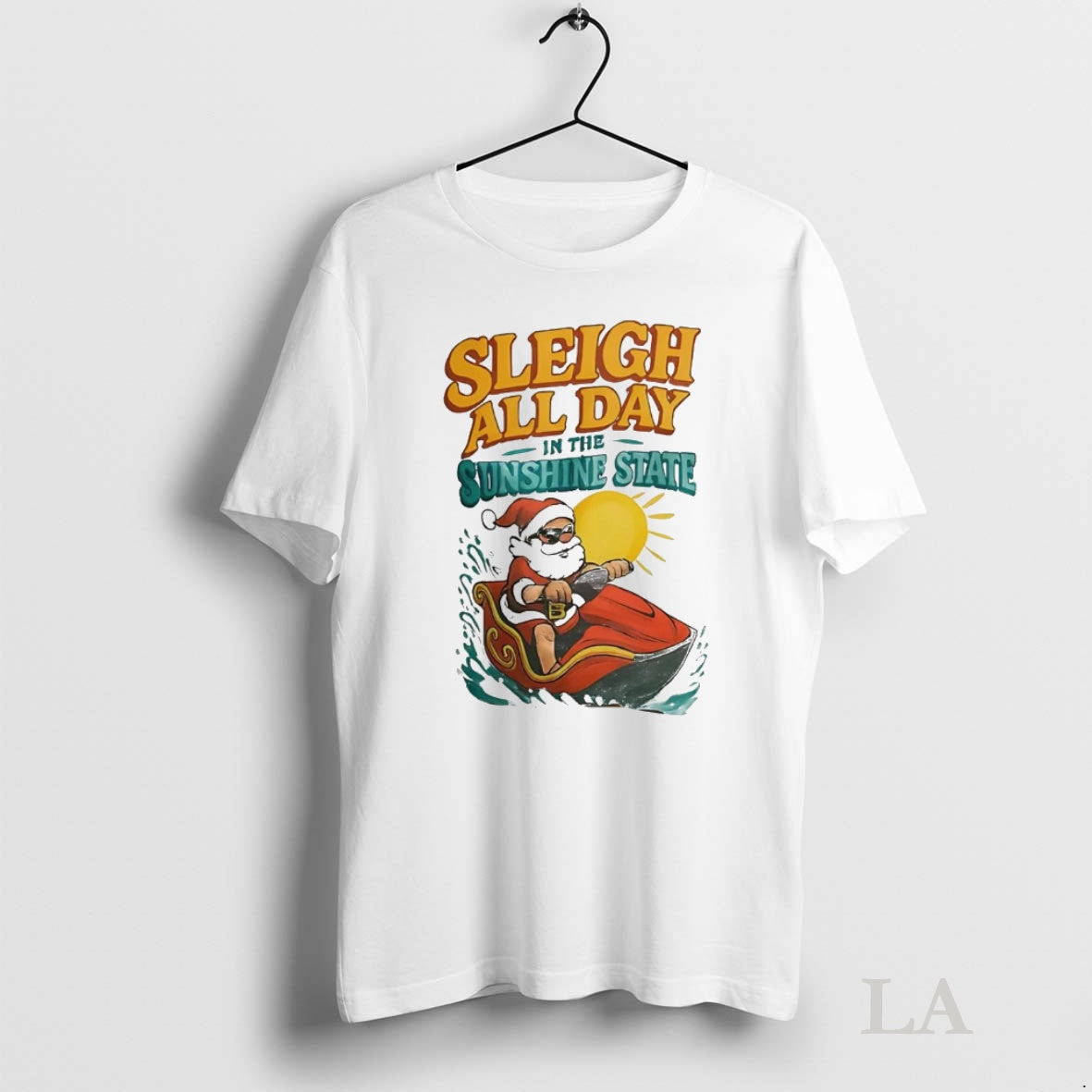 Original Santa Florida Sleigh All Day In The Sunshine State Christmas T-Shirts, Hoodie, Sweatshirt | InkNestWear.com