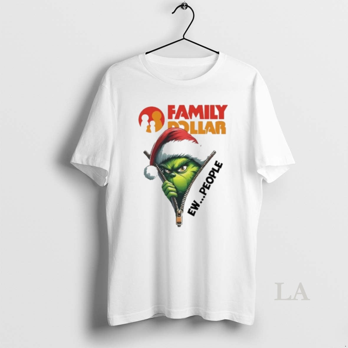 Original Santa Grinch Family Dollar Logo Ew T-Shirts, Hoodie, Sweatshirt | InkNestWear.com