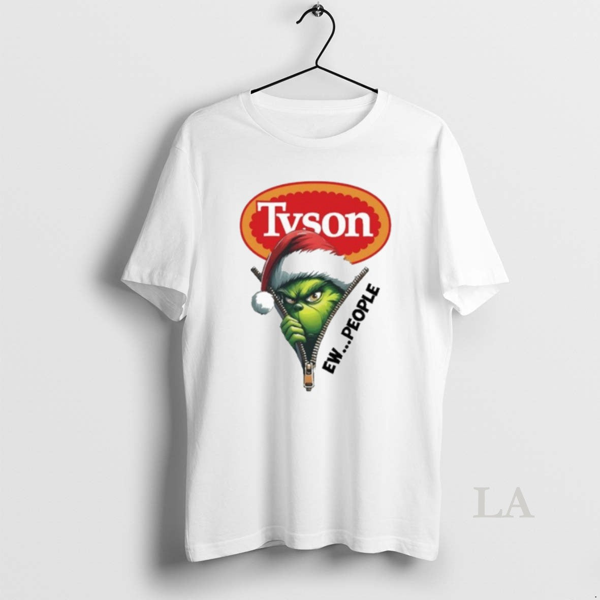 Original Santa Grinch Tyson Logo Ew T-Shirts, Hoodie, Sweatshirt | InkNestWear.com