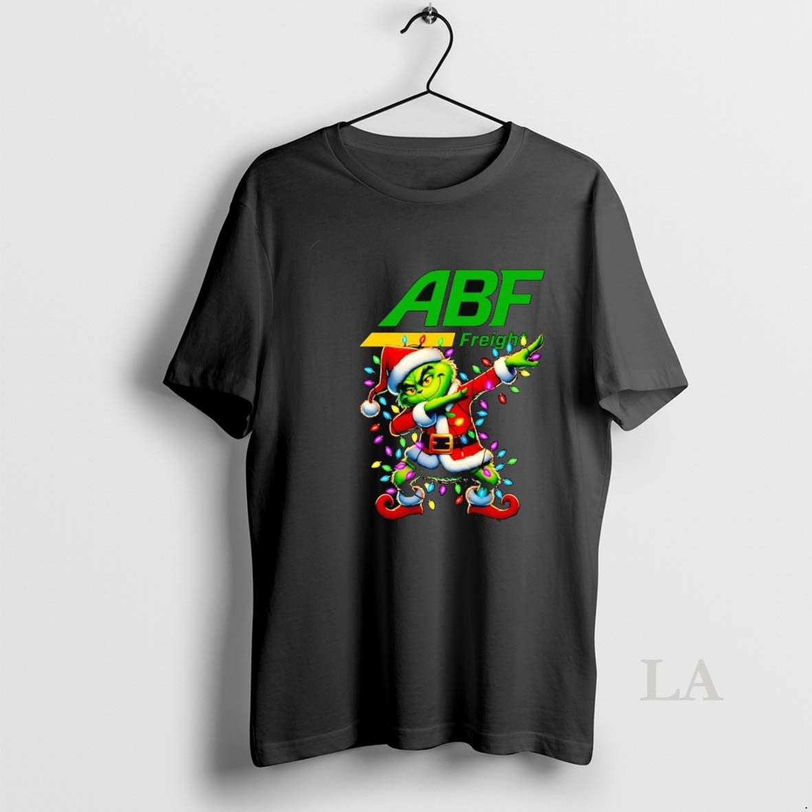Original Santa Grinch Dabbing Abf Christmas Light T-Shirts, Hoodie, Sweatshirt | InkNestWear.com