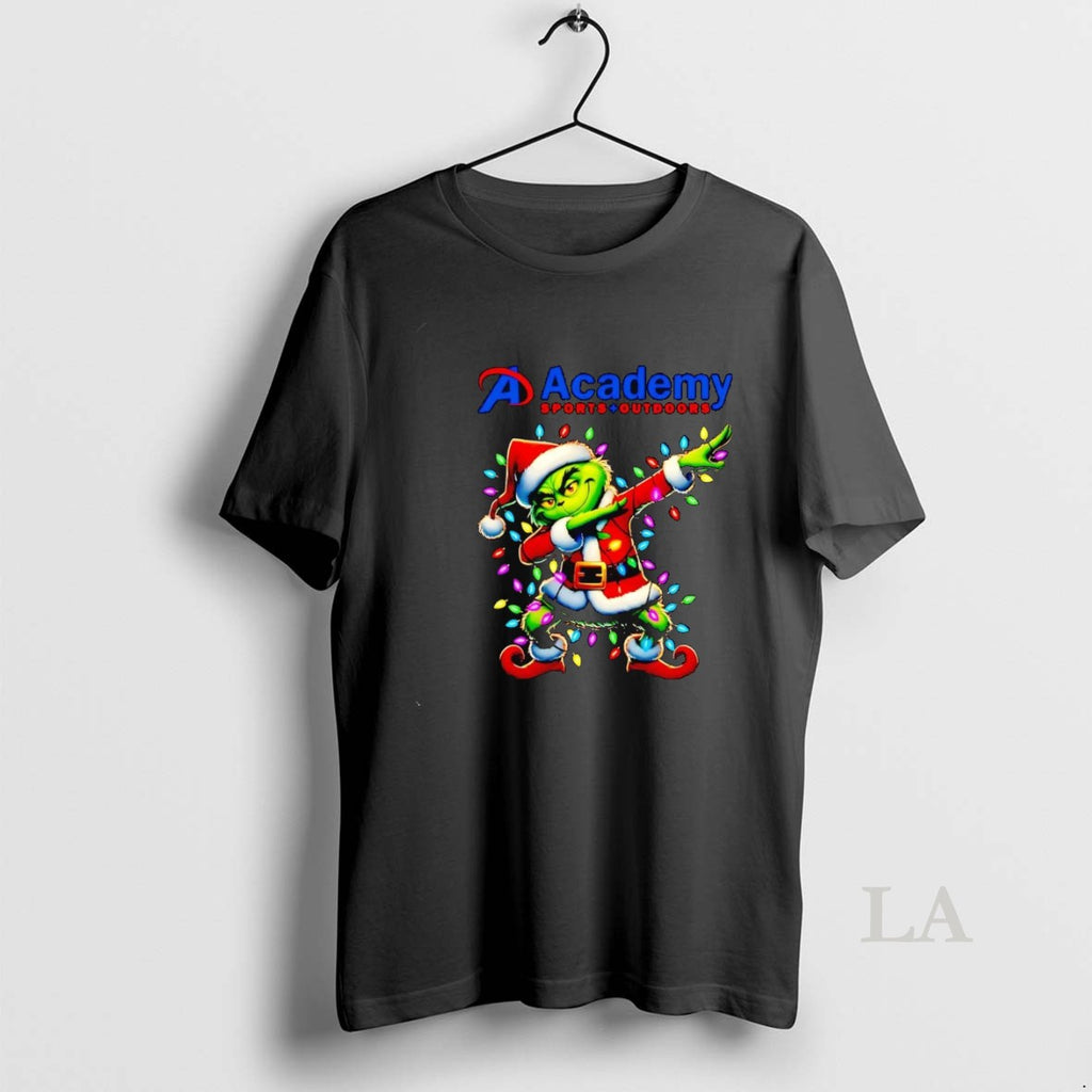 Original Santa Grinch Dabbing Academy Christmas Light T-Shirts, Hoodie, Sweatshirt | InkNestWear.com