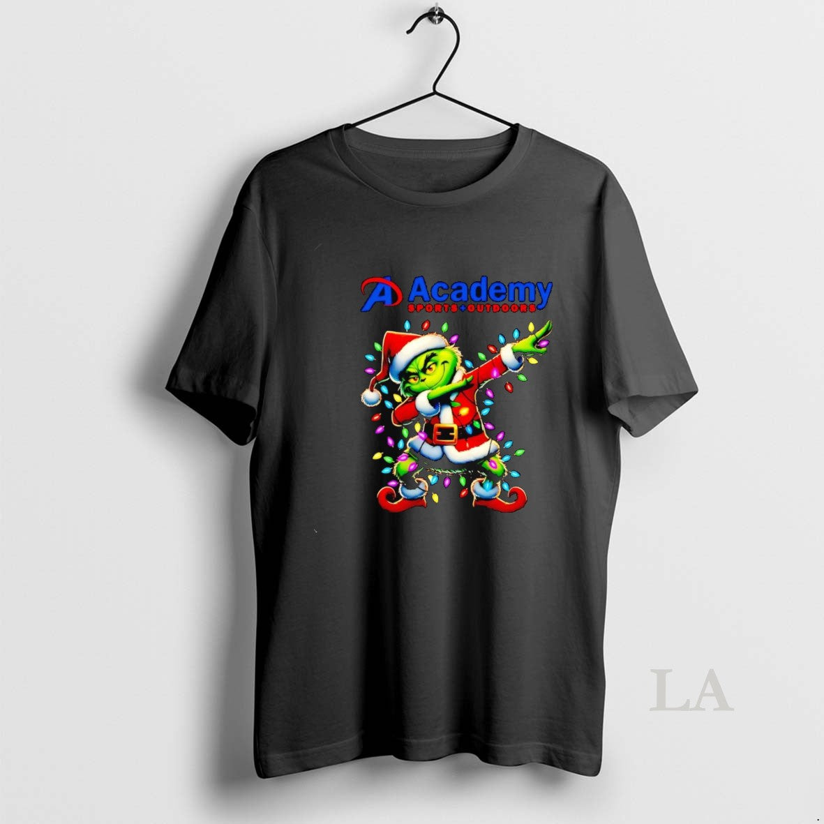 Original Santa Grinch Dabbing Academy Christmas Light T-Shirts, Hoodie, Sweatshirt | InkNestWear.com