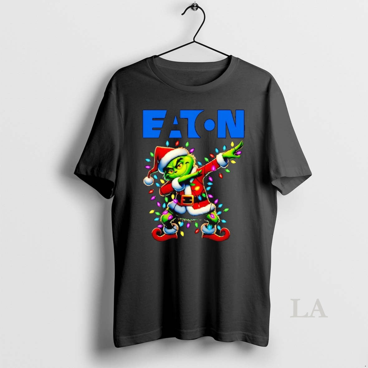 Original Santa Grinch Dabbing Eaton Christmas Light T-Shirts, Hoodie, Sweatshirt | InkNestWear.com