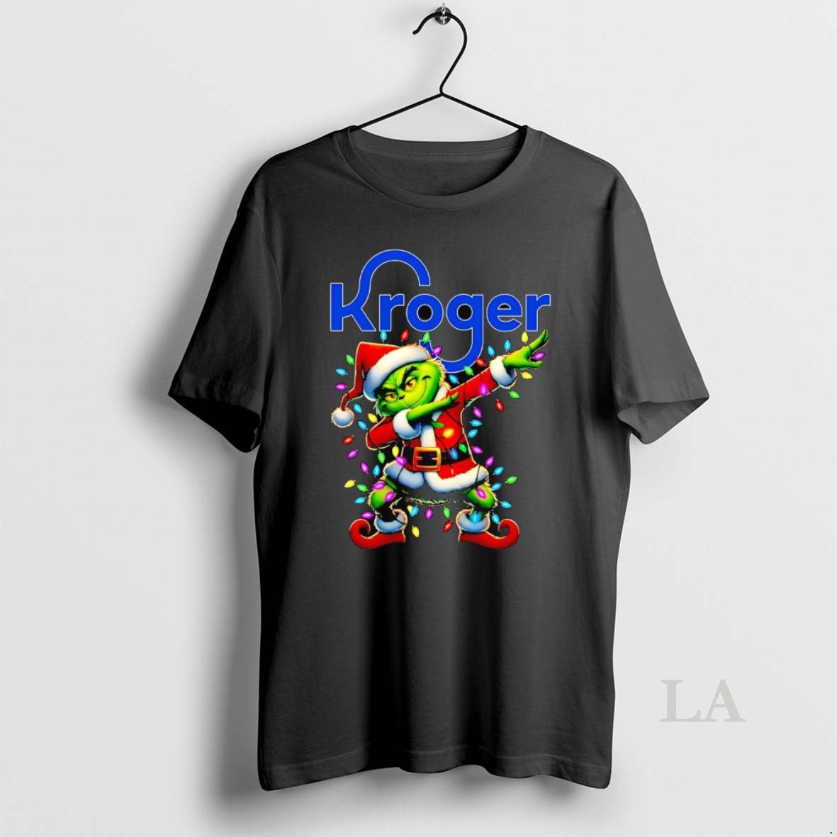 Original Santa Grinch Dabbing Kroger Christmas Light T-Shirts, Hoodie, Sweatshirt | InkNestWear.com