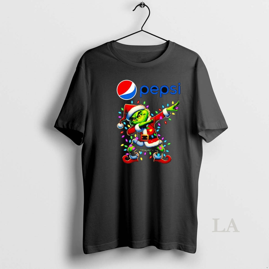 Original Santa Grinch Dabbing Pepsi Christmas T-Shirts, Hoodie, Sweatshirt | InkNestWear.com