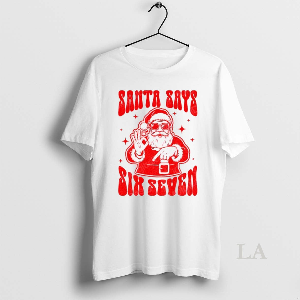 Original Santa Says Six Seven Funny 67 Christmas Trends T-Shirts, Hoodie, Sweatshirt | InkNestWear.com