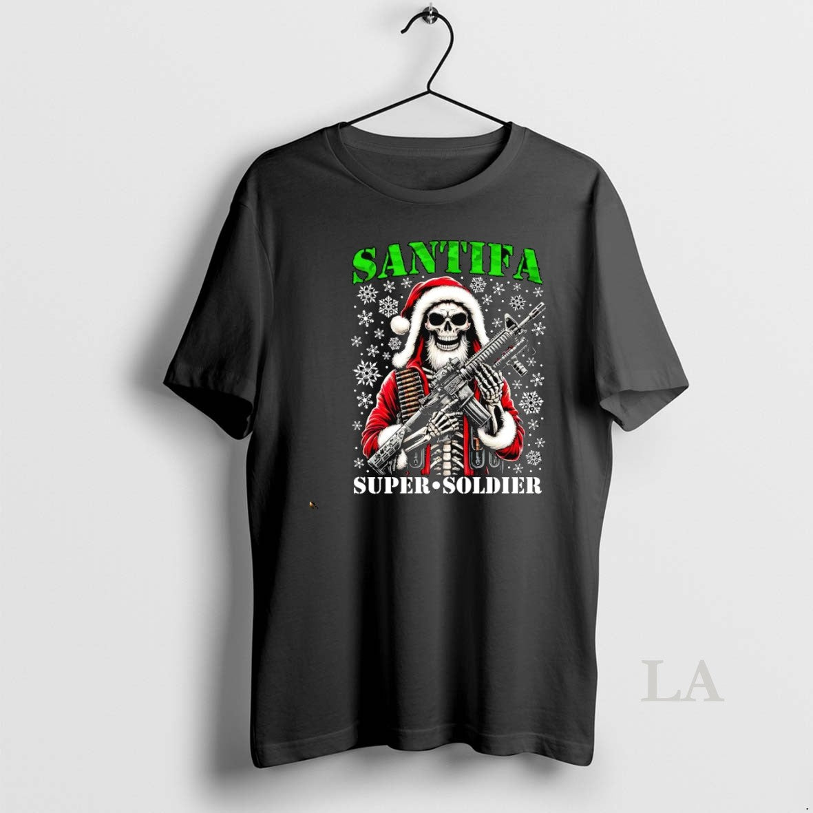 Original Santa Skull Santifa Super Soldier Christmas T-Shirts, Hoodie, Sweatshirt | InkNestWear.com