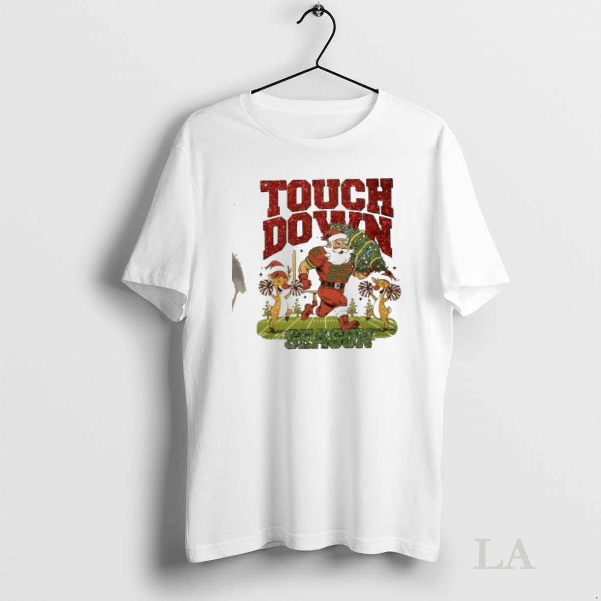 Original Santa Touchdown Season Christmas Game Day T-Shirts, Hoodie, Sweatshirt | InkNestWear.com