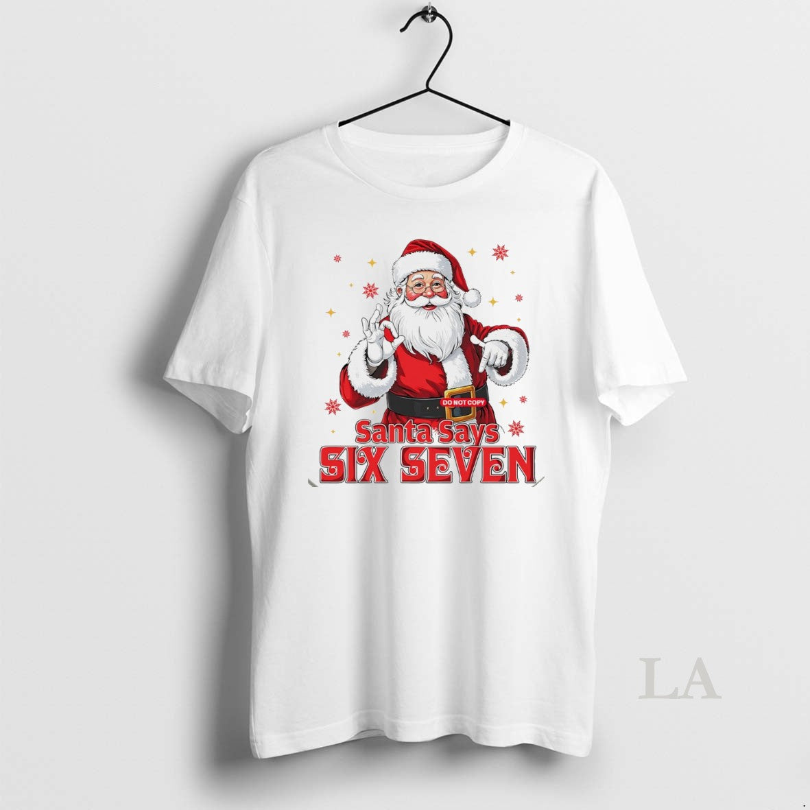 Original Santa Says Six Seven Christmas White T-Shirts, Hoodie, Sweatshirt | InkNestWear.com