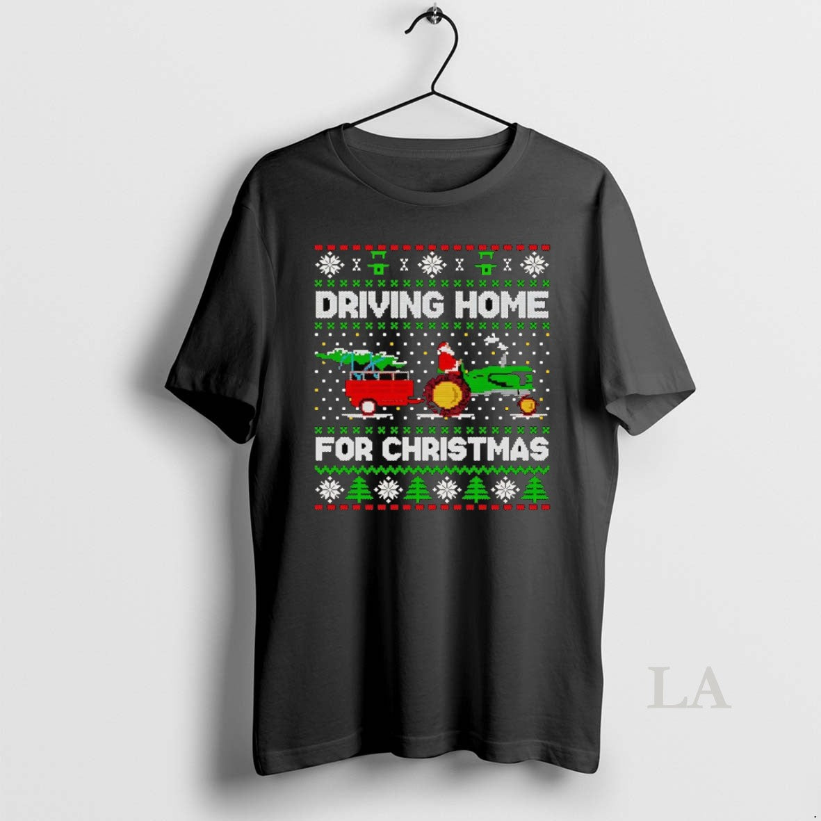 Original Santa Tractor Driving Home For Christmas T-Shirts, Hoodie, Sweatshirt | InkNestWear.com
