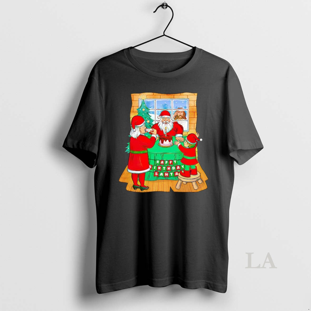 Original Santas Family Have Dinner Jesus Out Of House Christmas T-Shirts, Hoodie, Sweatshirt | InkNestWear.com