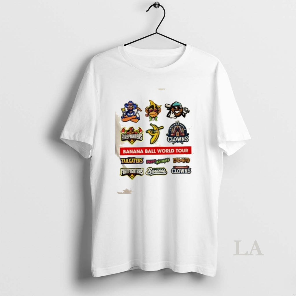 Original Savannah Bananas Baseball Ball World Tour T-Shirts, Hoodie, Sweatshirt | InkNestWear.com