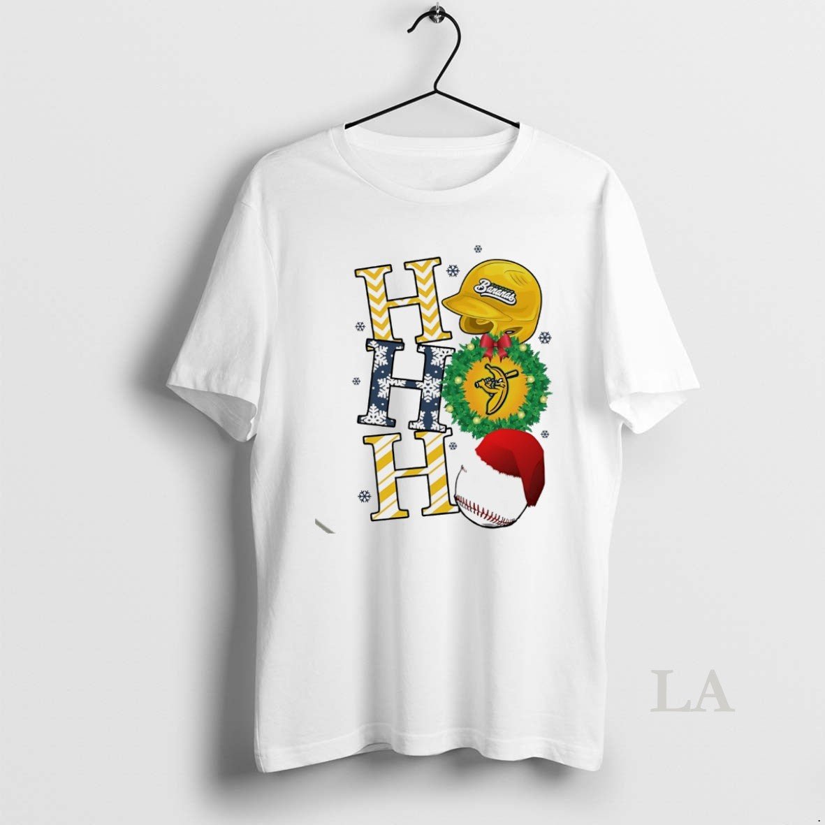 Original Savannah Bananas Ho Ho Ho Holiday Baseball Christmas White T-Shirts, Hoodie, Sweatshirt | InkNestWear.com