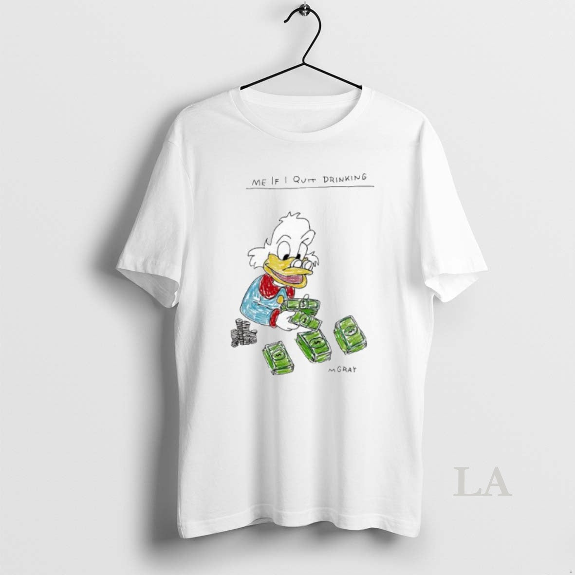 Original Scrooge Mcduck Me If I Quit Drinking T-Shirts, Hoodie, Sweatshirt | InkNestWear.com