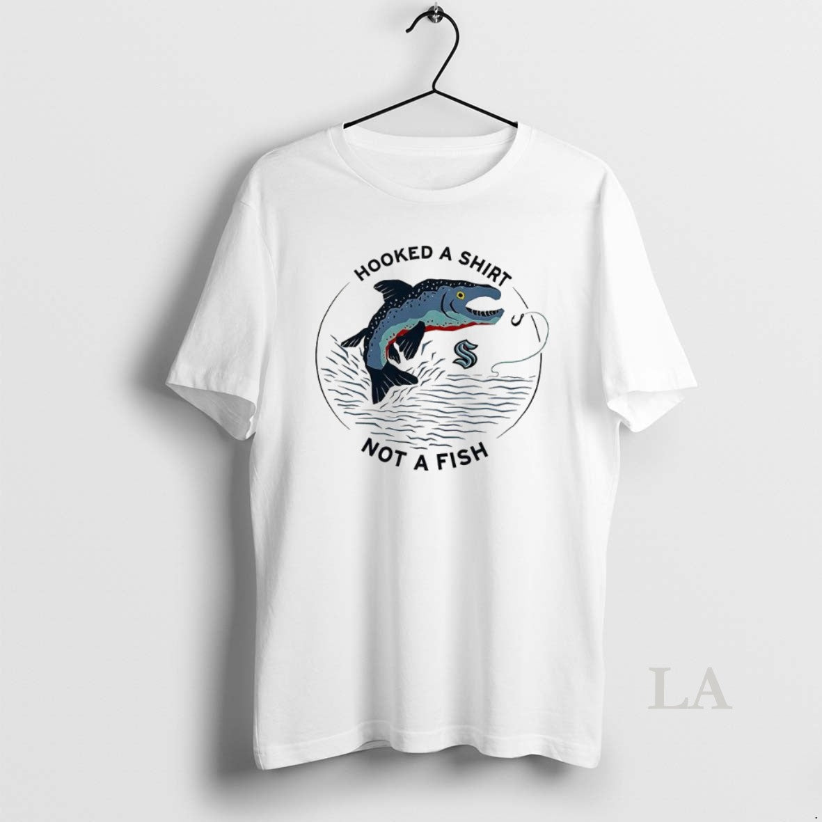 Original Seattle Kraken Hooked Not A Fish T-Shirts, Hoodie, Sweatshirt | InkNestWear.com