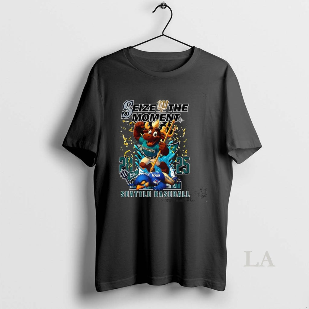 Original Seattle Mariners Beat Toronto Blue Jays Seize The Moment 2025 T-Shirts, Hoodie, Sweatshirt | InkNestWear.com