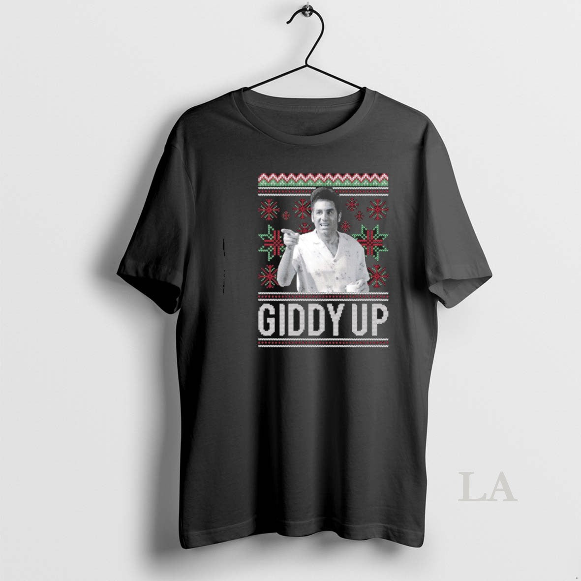 Original Seinfeld Kramer Giddy Up 2025 Christmas Ugly T-Shirts, Hoodie, Sweatshirt | InkNestWear.com
