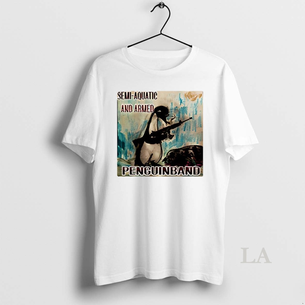 Original Semi Aquatic And Armed Penguin Band Music Lover T-Shirts, Hoodie, Sweatshirt | InkNestWear.com