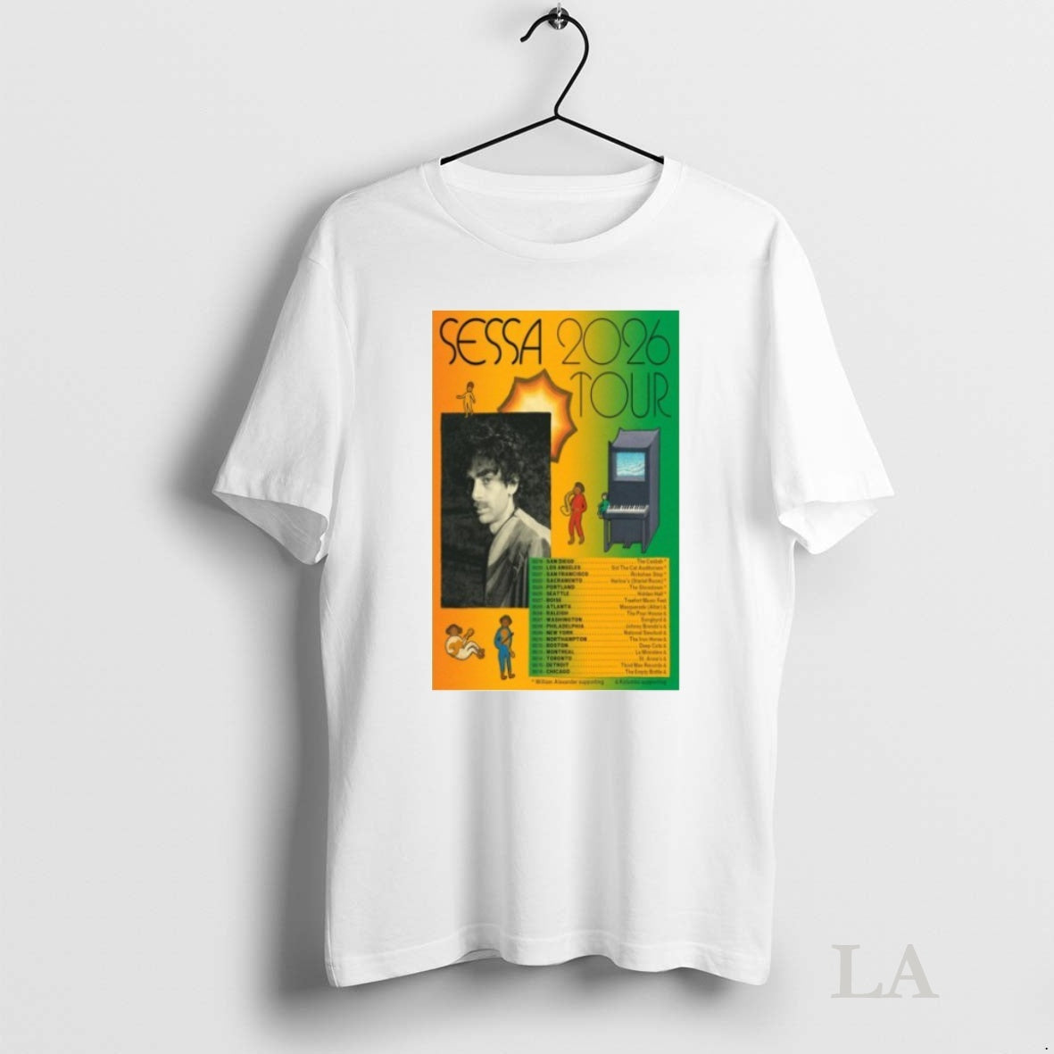 Original Sessa Usa Canada Tour 2026 T-Shirts, Hoodie, Sweatshirt | InkNestWear.com