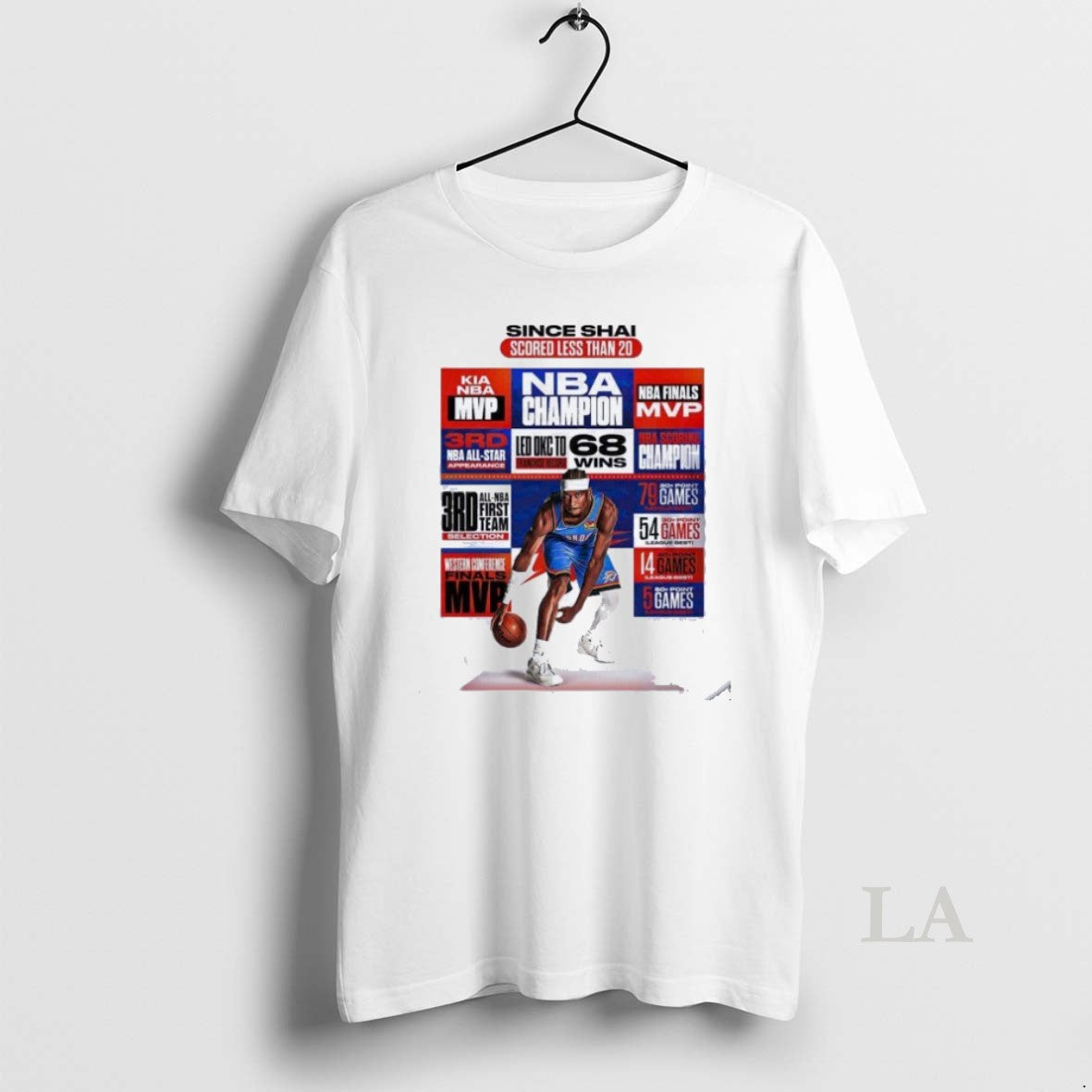 Original Shai Gilgeous Alexander 79 Straight 20 Point Games Tied With Oscar Robertson Nba T-Shirts, Hoodie, Sweatshirt