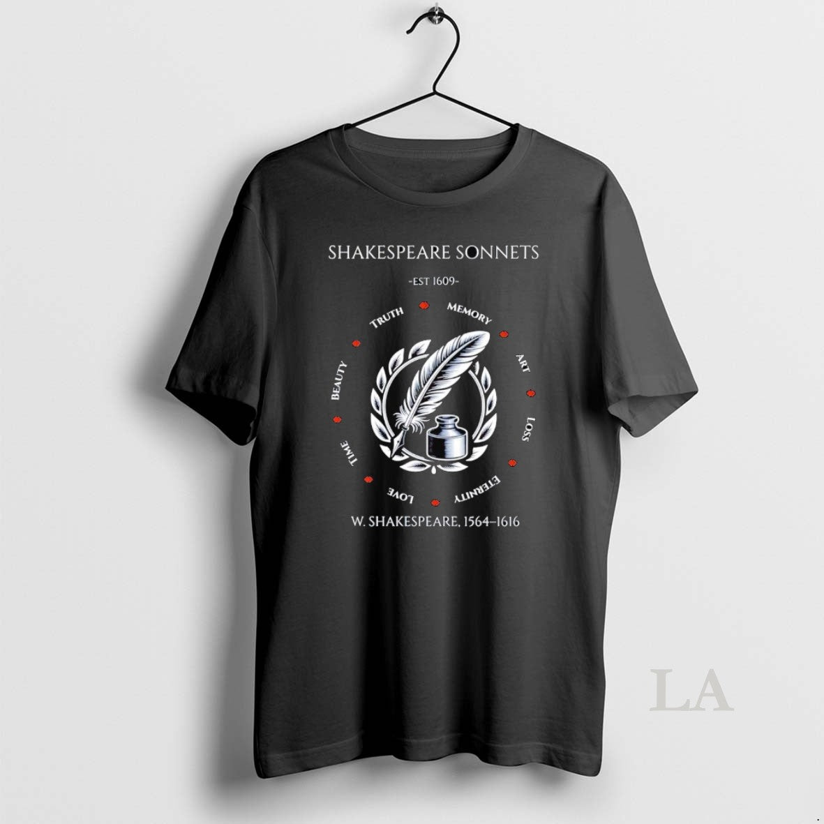 Original Shakespeare Sonnets Est 1609 Truth Memory Art Loss Eternity Love Time Beauty T-Shirts, Hoodie, Sweatshirt